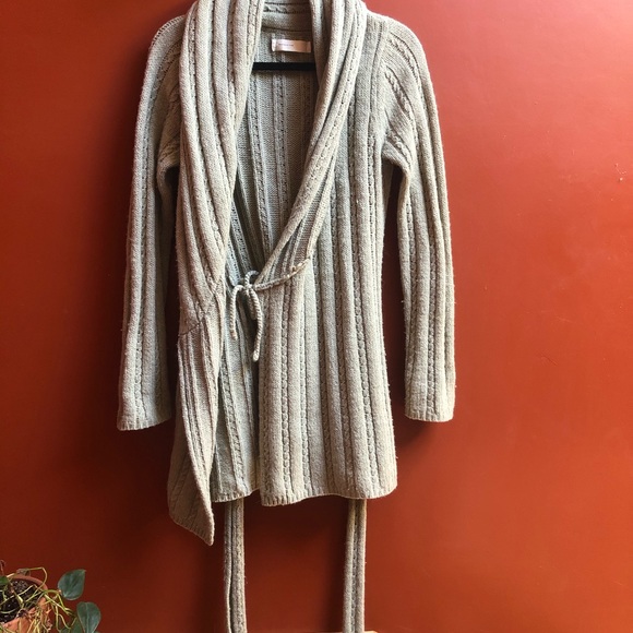 Sleeping on Snow Anthropologie Lt Green Wool Blend - Picture 2 of 4